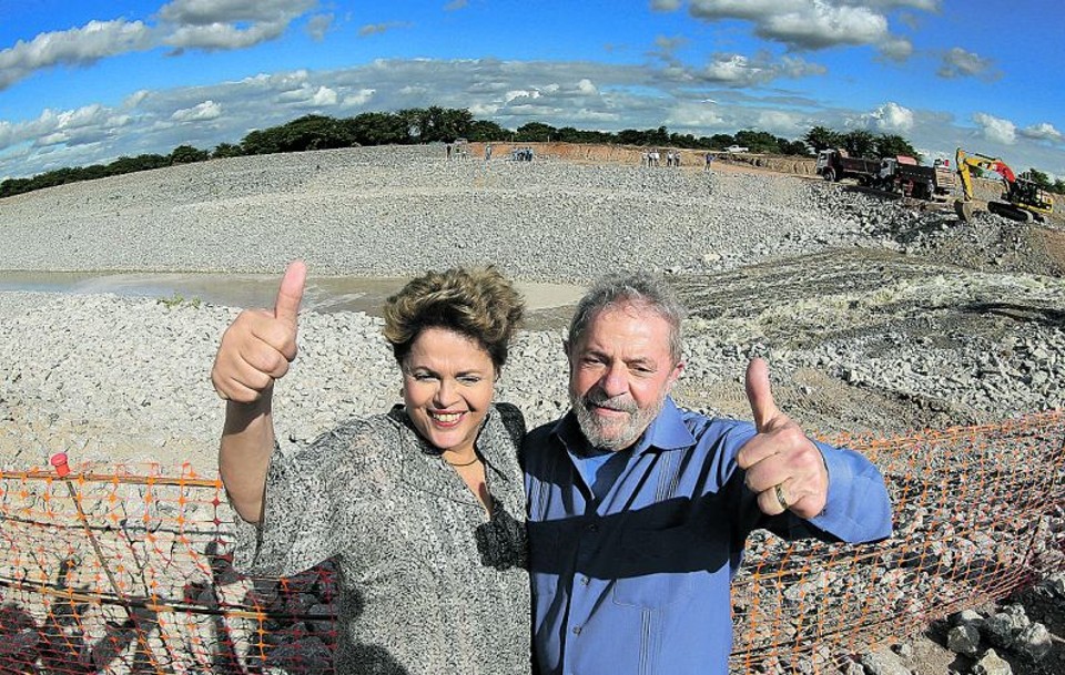 Dilma com Lula: ambos são contrários à paralisação de grandes obras | Ricardo Stuckert/Instituto Lula
