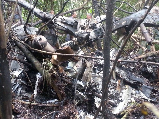 Acidente com helicóptero em Bertioga | Divulgação/Polícia Militar