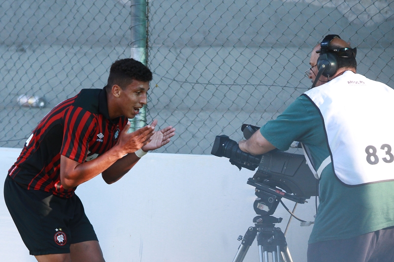 Crysan comemora o gol do Atlético no tempo normal: final inédita | Itamar Aguiar/Raw Image/Folhapress