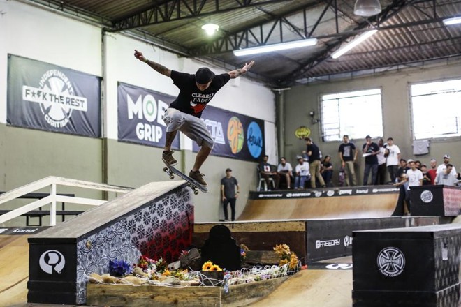 Neverton Casella Socado na decisão do Brasileiro de skate em Curitiba |