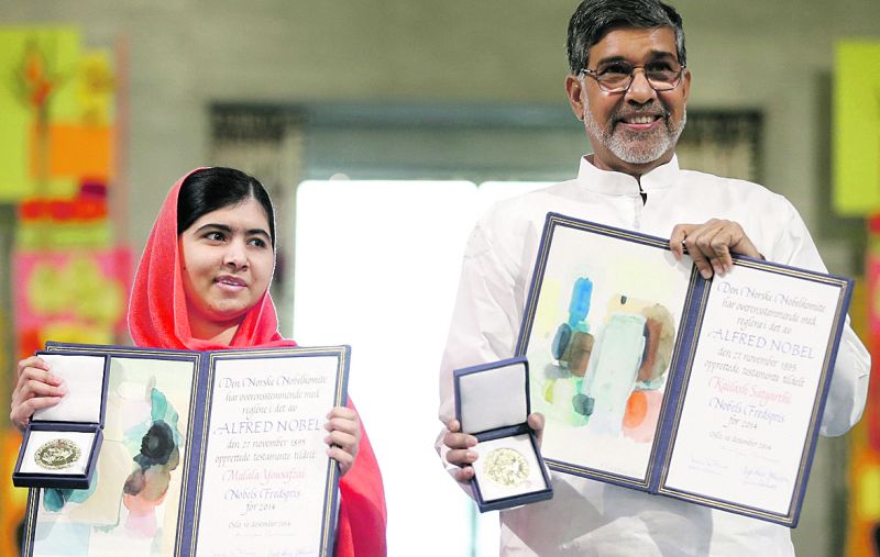 Malala Yousafzai e Kailash Satyarthi: consciência mundial pelos direitos das crianças | Cornelius Poppe/Efe