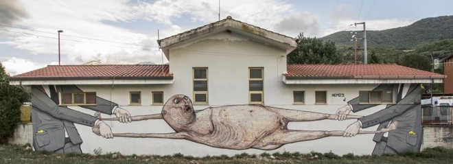 Obra do artista NemOS, na Itália | 