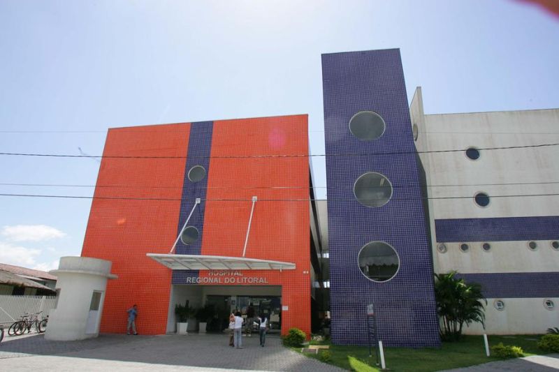 Hospital Regional do Litoral, em Paranaguá, onde os funcionários estão prestes a entrar em greve | Ivonaldo Alexandre/Agência de Notícias Gazeta do Povo