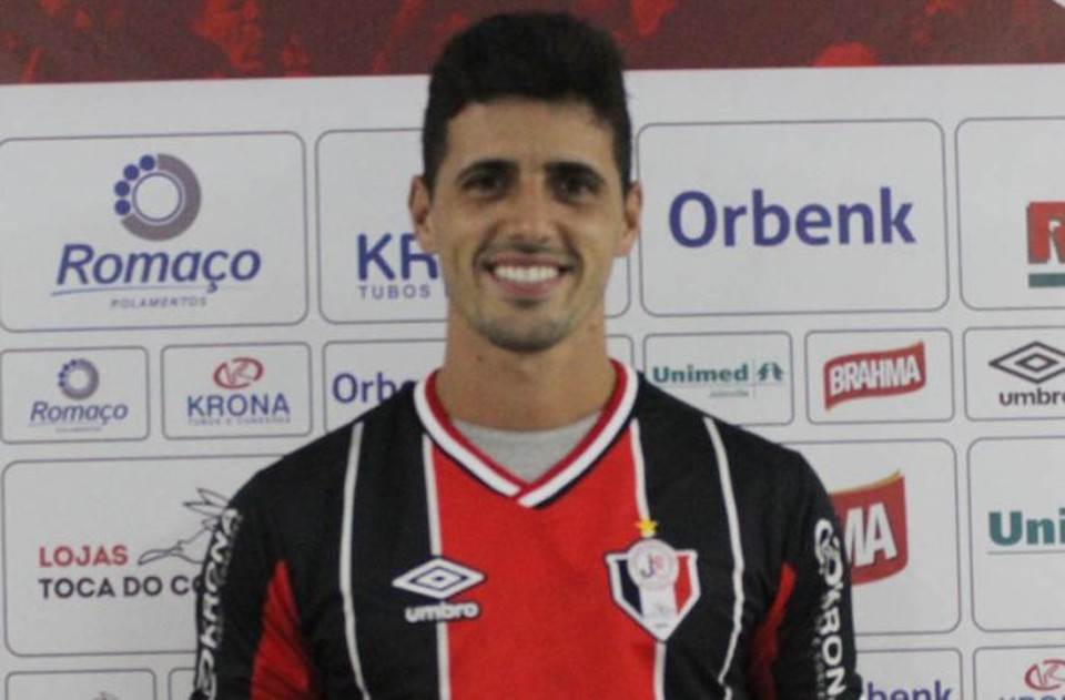 Dráusio precisa prorrogar o contrato com o Atlético para ficar de vez no Joinville | Reprodução site JEC