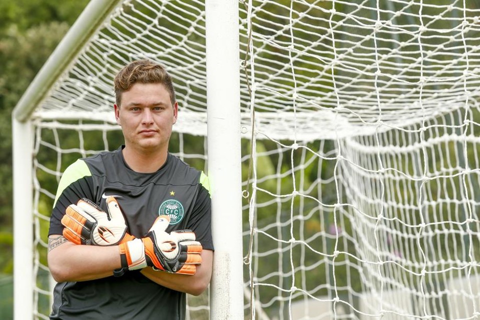 Goleiro norte-americano Devin Perales fez intercâmbio no Coritiba | Hugo Harada / Gazeta do Povo