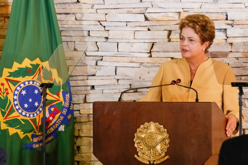 Presidente Dilma Rousseff durante reunião ministerial nessa terça-feira (27) | Roberto Stuckert Filho / Presidência da República / Divulgação