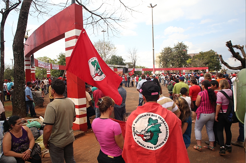 Manifestação do MST em Quedas do Iguaçu em 2014 | Marcelino Duarte/Gazeta do Povo