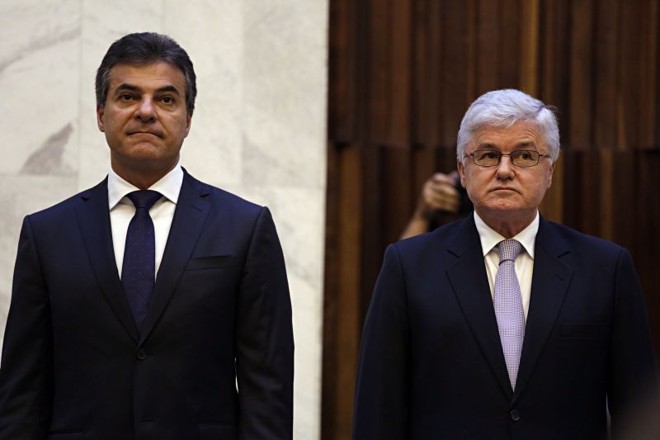 Beto Richa e o presidente da Assembleia, Valdir Rossoni (PSDB) | 