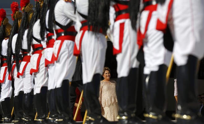 Dilma passa em revista a tropa presidencial | 