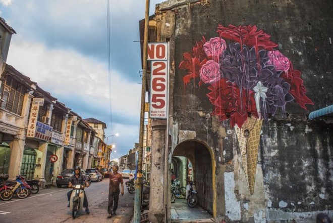 Obra do artista Don John, na Malásia | 