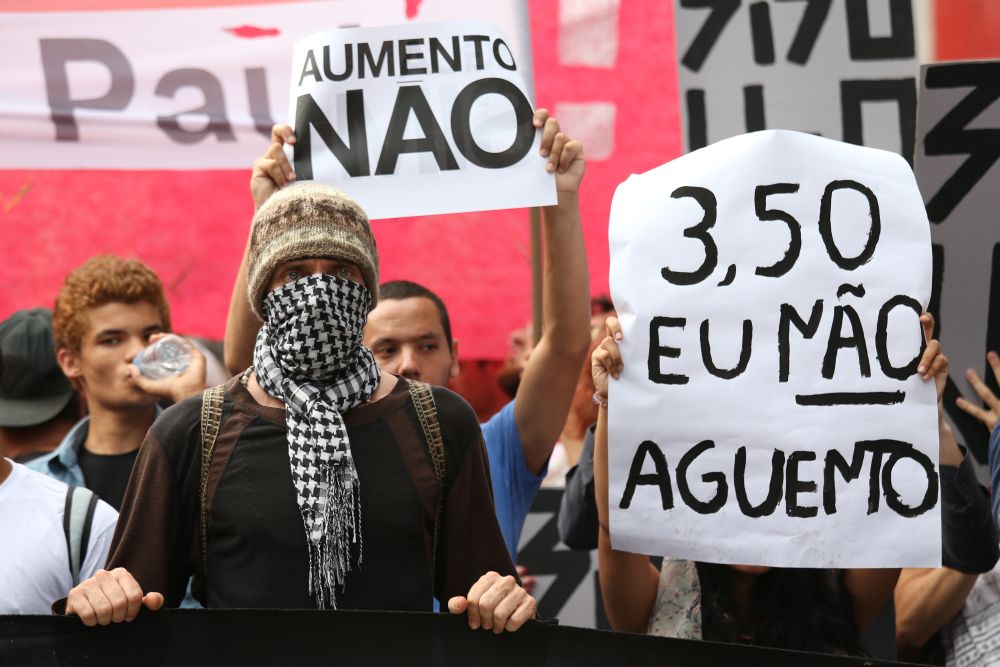 Esse é o sexto ato contra as passagens organizado pelo Movimento Passe Livre | Rafael Neddermeyer/Fotos Públicas