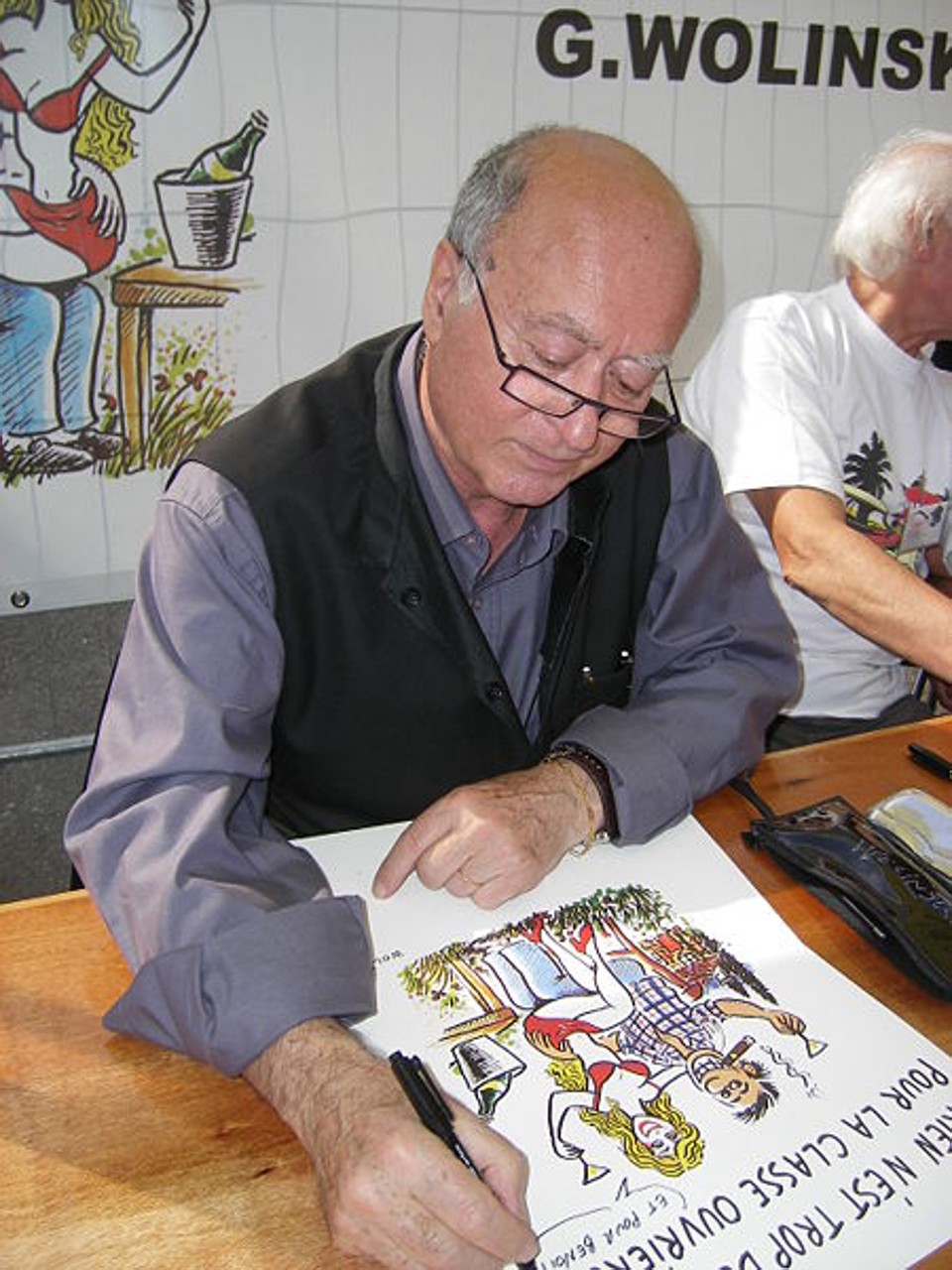 Georges Wolinski, cartunista e quadrinista assassinado no ataque terrorista ao jornal Charlie Hebdo | Wikipedia Commons