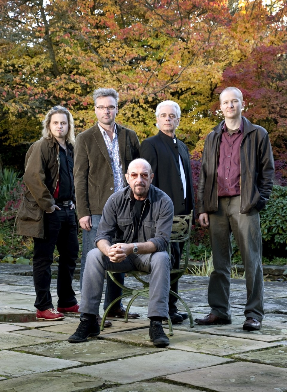 Ian Anderson, ao centro: escocês vive isolado no sudoeste da Inglaterra e realiza show em Rio Negrinho (SC) durante o Psicodália | Martyn Goddard/Divulgação