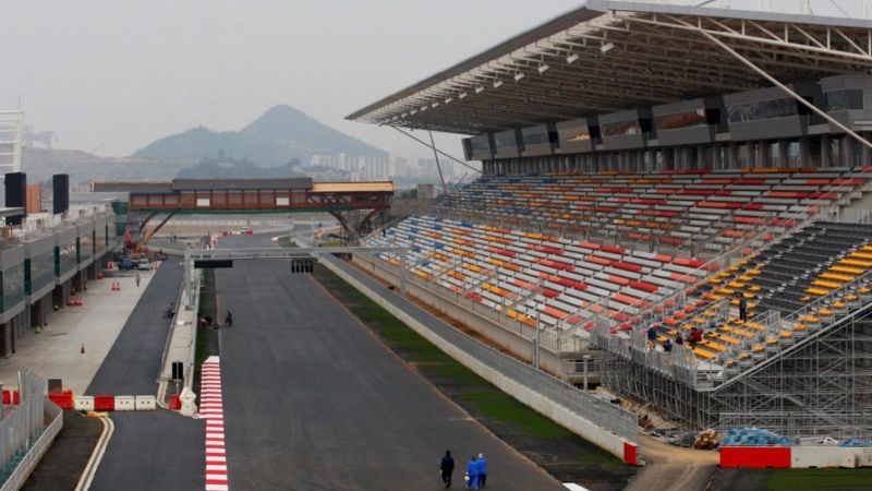 Foto do circuito de Yeongam, que recebeu provas da F1 entre 2010 e 2013, mas que fica fora do calendário pelo segundo ano seguido. | Reuters
