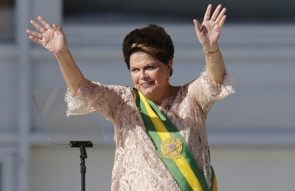 Dilma já com a faixa presidencial: desafio do novo governo será aprovar suas propostas no Congresso | Sergio Moraes/Reuters