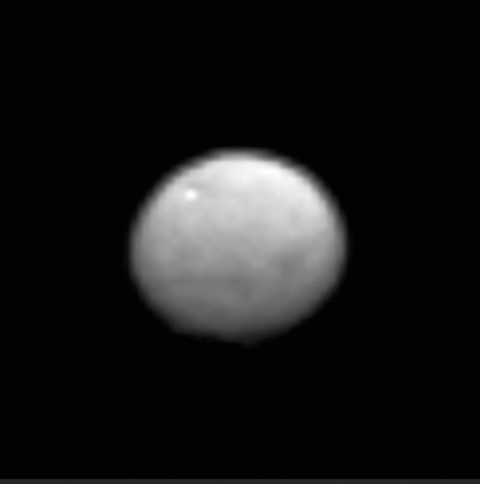 Imagem de Ceres feita pela sonda Dawn no último dia 13 | Nasa/Divulgação