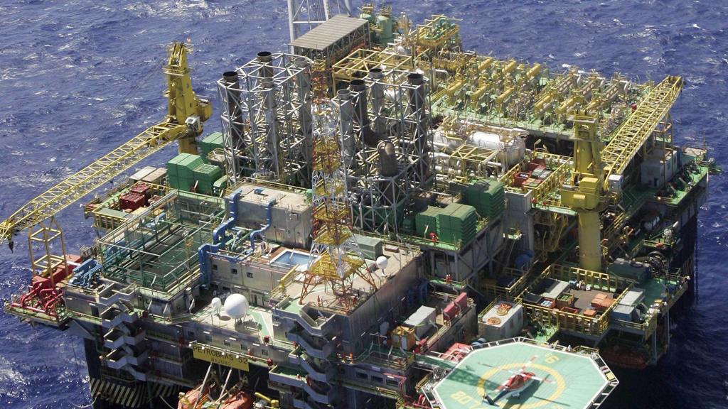 Plataforma de extração de petróleo da Petrobras,estatal envolvida no escândalo da Lava Jato. | Bruno Domingos/Reuters/Arquivo