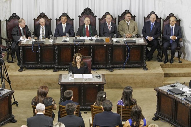 Cerimônia de posse de Ivan Bonilha como presidente do Tribunal de Contas do Paraná |