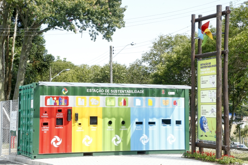 Até 20 de janeiro, estação coletou 2,3 mil quilos de resíduos | Hugo Harada/Gazeta do Povo