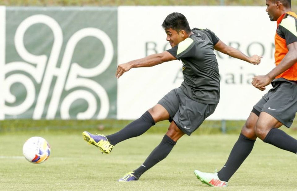 Técnico Marquinhos Santos testou o atacante Rafhael Lucas entre os titulares do Coritiba | Hugo Harada / Gazeta do Povo