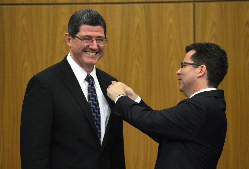 Novo ministro da Fazenda assume a pasta antes comandada por Guido Mantega | Wilson Dias/ABr