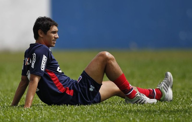 Lúcio Flávio assinou a renovação por um ano com o Paraná, treinou pela primeira vez em 2015 e já falou como líder do elenco tricolor. | Jonathan Campos/Gazeta do Povo
