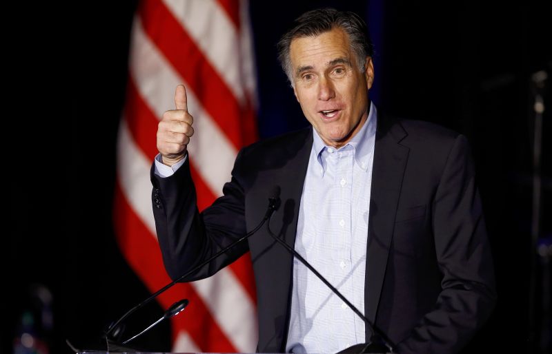 Mitt Romney fala durante reunião do Comitê Nacional Republicano em San Diego | REUTERS/Mike Blake