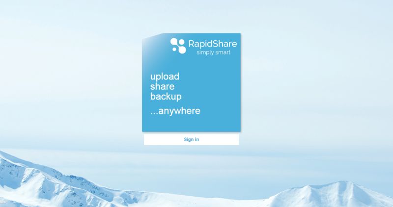 Sem dar muitas explicações, o RapidShare publicou um aviso no site e agradeceu seus usuários pelos anos de confiança | Divulgação