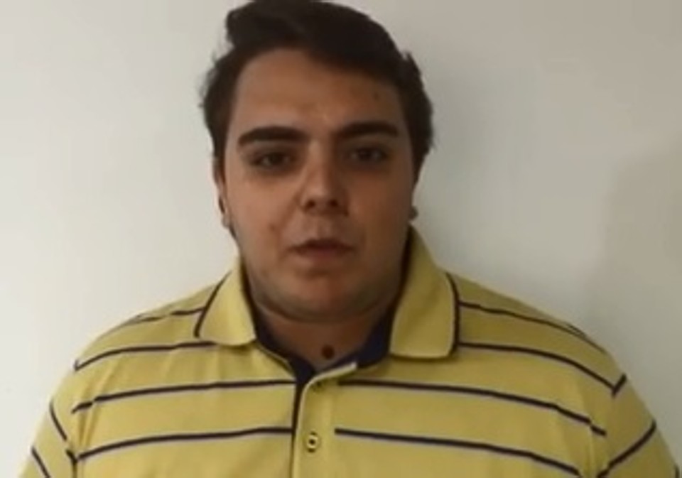 O deputado Felipe Francischini em vídeo no Facebook: "bando de vagabundo" | Reprodução / Facebook