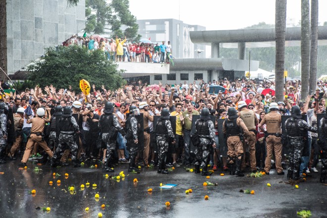 Clima tenso na Assembleia Legislativa |