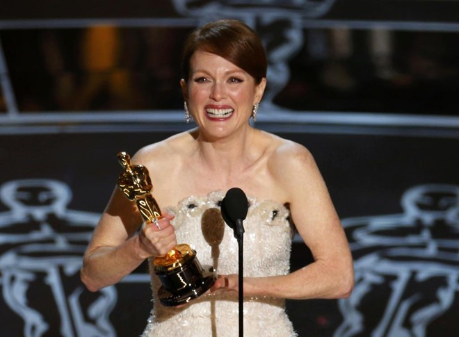 O prêmio de atriz foi para Julianne Moore (Para Sempre Alice) | MIKE BLAKE/REUTERS