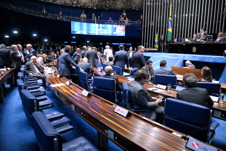 Clima tenso marcou a sessão desta quarta-feira (4) no Senado, quando foi escolhida a nova Mesa Diretora | Agência Senado