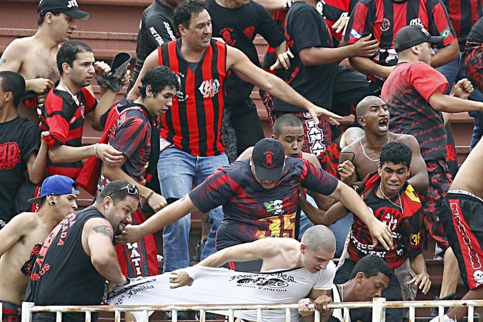 Processo foi suspenso para 14 envolvidos na briga em Joinville | Albari Rosa / Gazeta do Povo