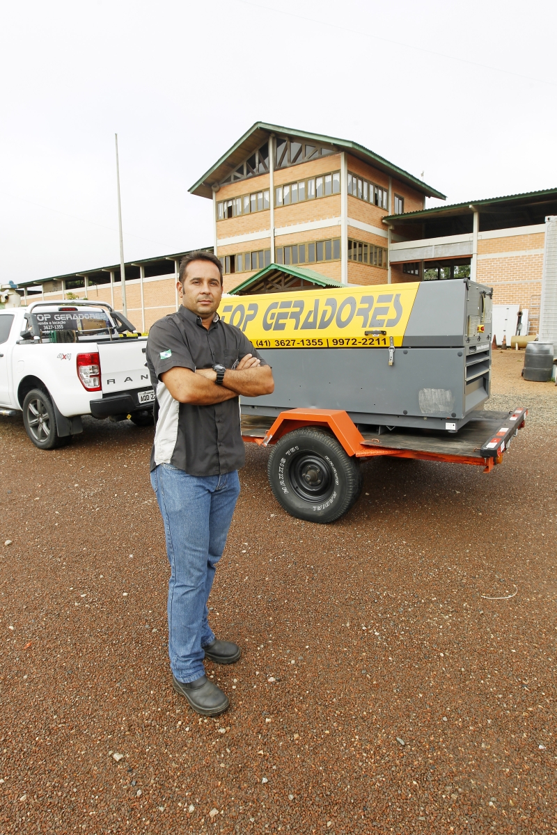 Paulo Alfredo Carniel Junior diz que nunca viu o mercado de geradores tão aquecido em 12 anos de atividade | Antônio More/Gazeta do Povo