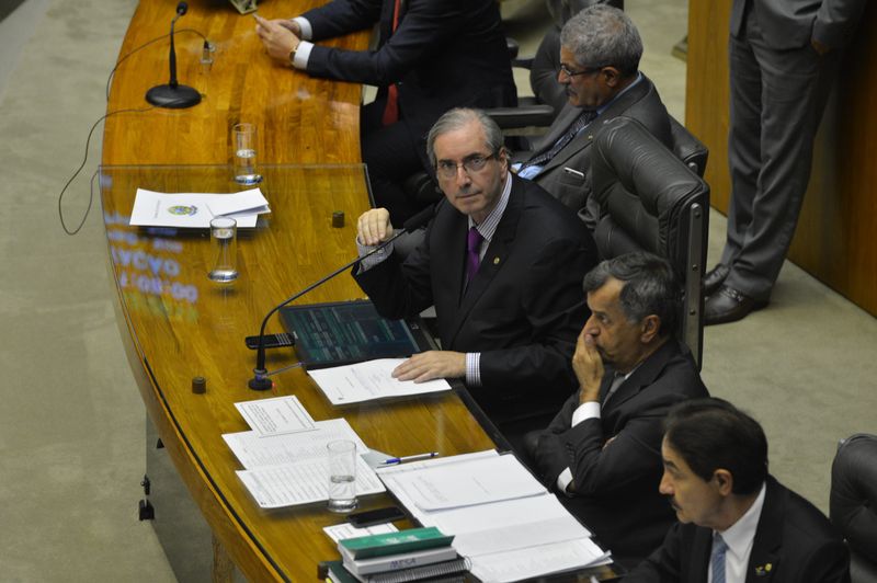 O presidente da Câmara, Eduardo Cunha, na sessão de terça-feira (10) | Agência Brasil