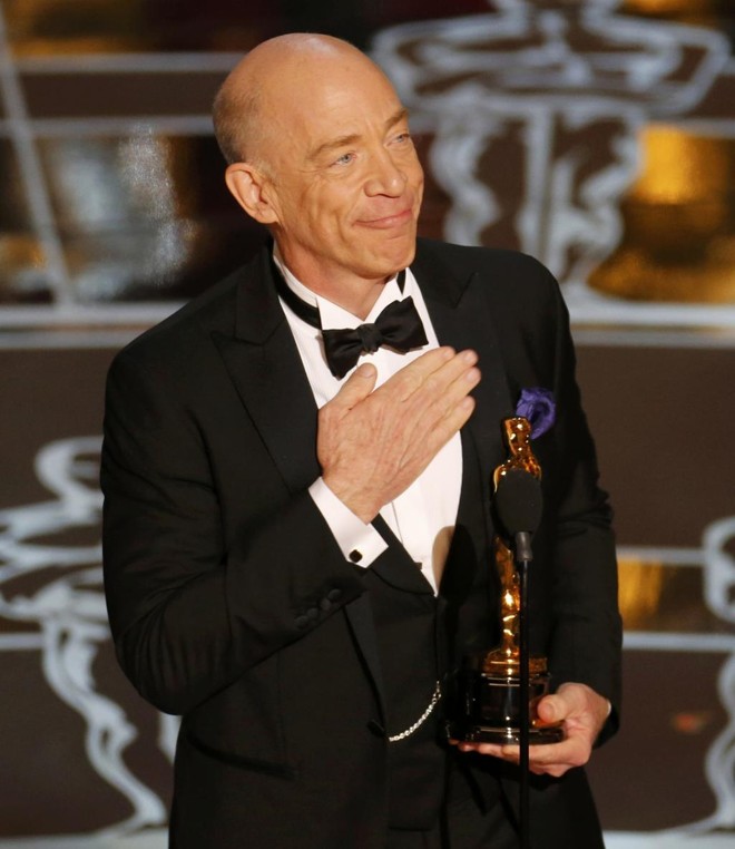 J. K. Simmons ganhou como ator coadjuvante em Whiplash | MIKE BLAKE/REUTERS