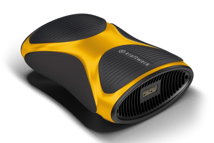 O Kraftwerk usa fluído de isqueiro para gerar a carga e dispensa a tomada quando é descarregada | Divulgação