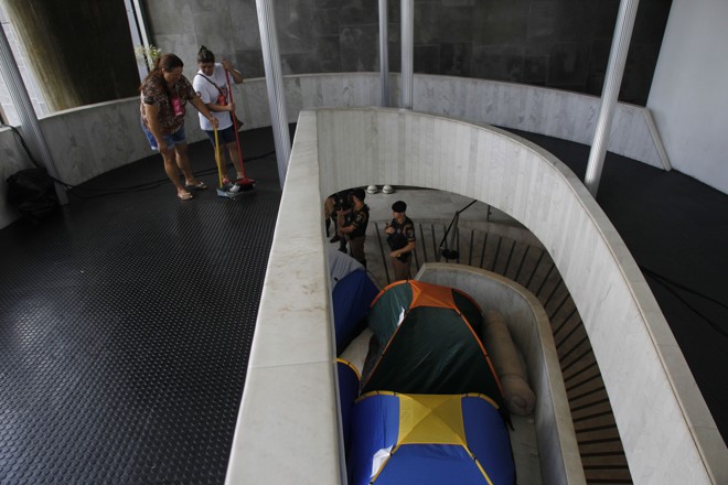 Assembleia ocupada nesta quinta-feira (12) |