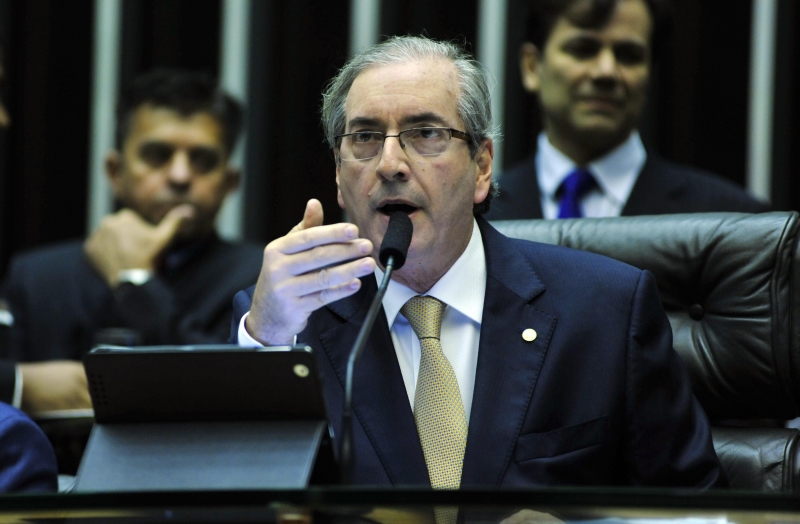 O presidente da Câmara, deputado Eduardo Cunha |
