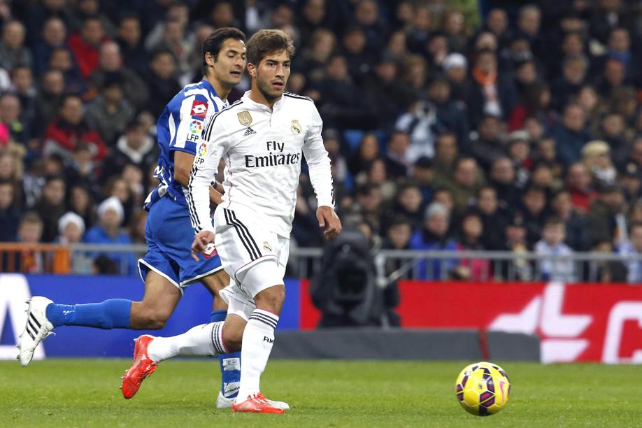 Lucas Silva fez o primeiro jogo pelo Real Madrid | EFE