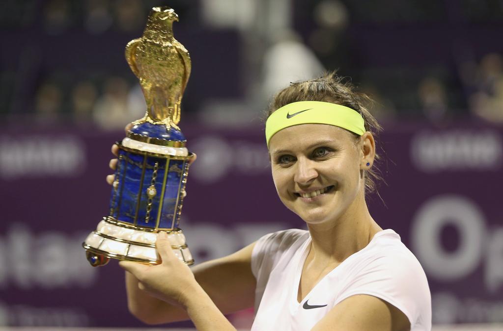 Tcheca Lucie Safarova: primeiro título. | FADI AL-ASSAAD/REUTERS