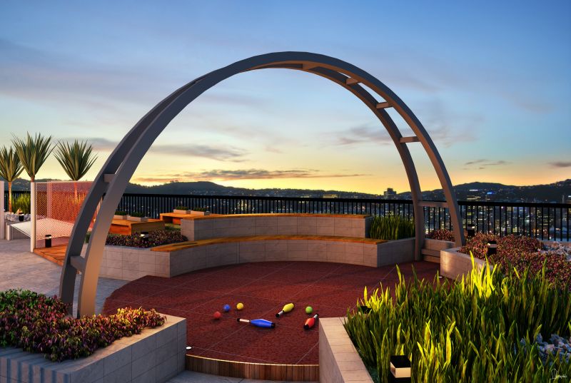 Thá Arts: espaço aberto à apresentações artíticas será um dos destaques do empreendimento, construído na Rua Riachuelo | Divulgação