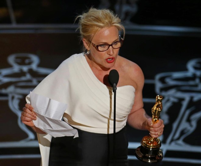 Patricia Arquette vencedora do Oscar de melhor atriz coadjuvante, por Boyhood | MIKE BLAKE/REUTERS