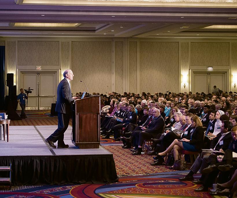 Redução da área de soja, anunciada no 91º Agricultural Outlook Forum, surpreendeu os analistas. | Lance Cheung//USDA