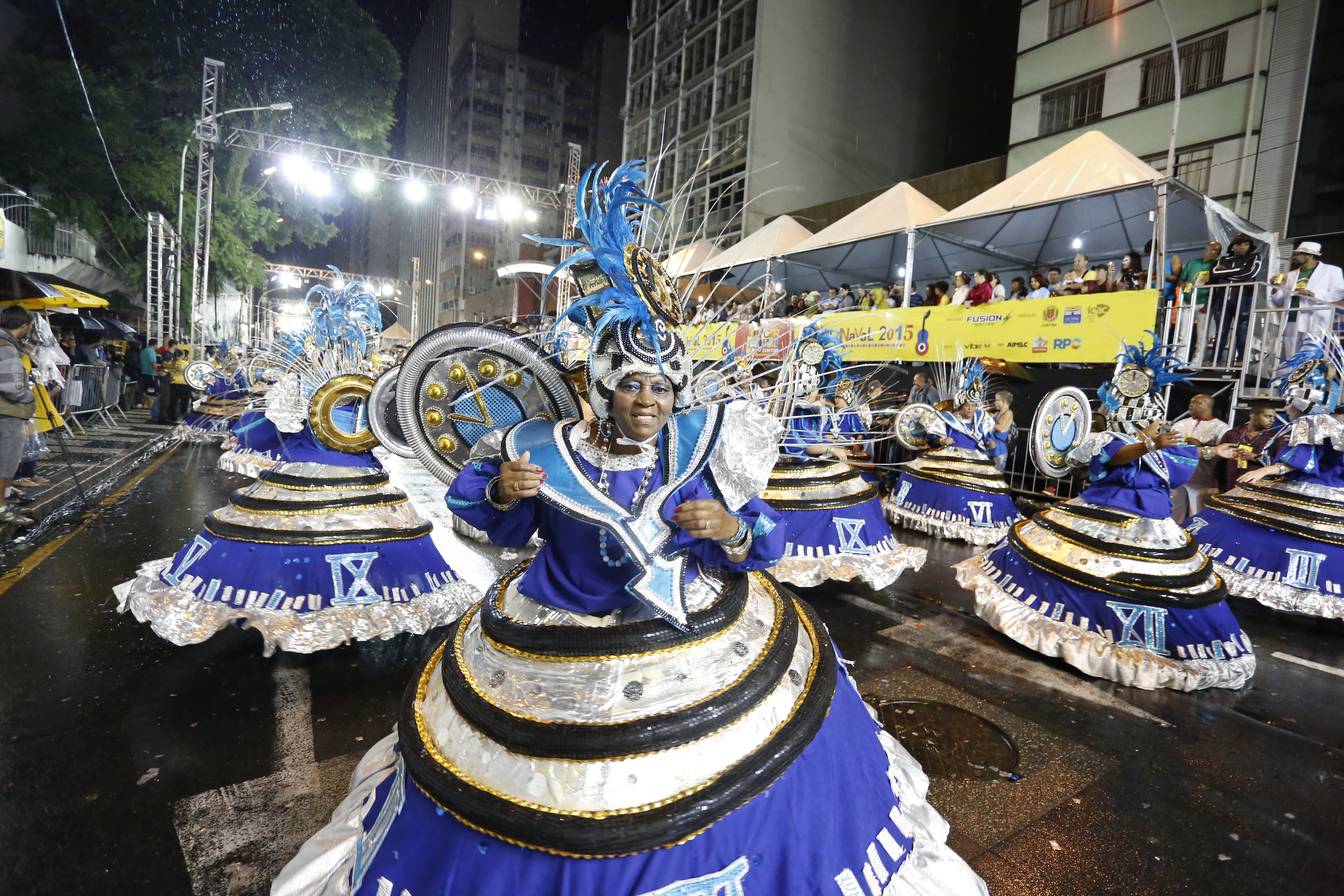 Mocidade Azul venceu a disputa dos grupos principais pelo segundo ano consecutivo. | Henry Milléo/Gazeta do Povo