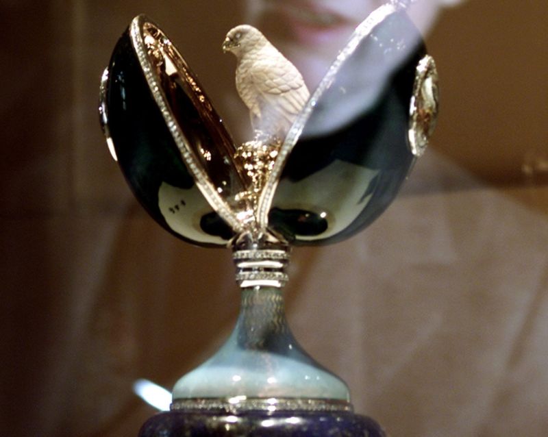Até 1998, haviam sido localizados 44 exemplares dos ovos produzidos pelo joalheiro russo Peter Carl Fabergé | Grigory Dukor/Reuters