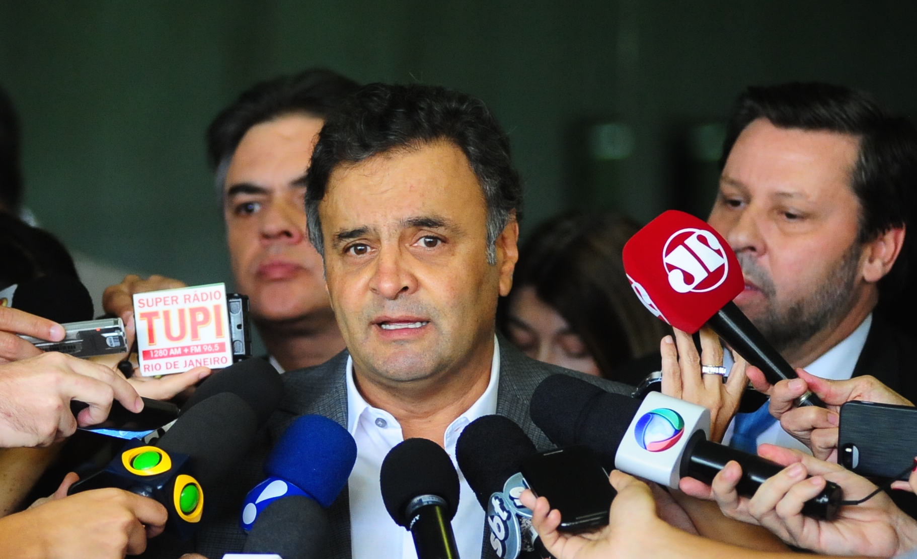 O presidente nacional do PSDB, Aécio Neves, em entrevista nesta sexta-feira (20) | Divulgação / PSDB