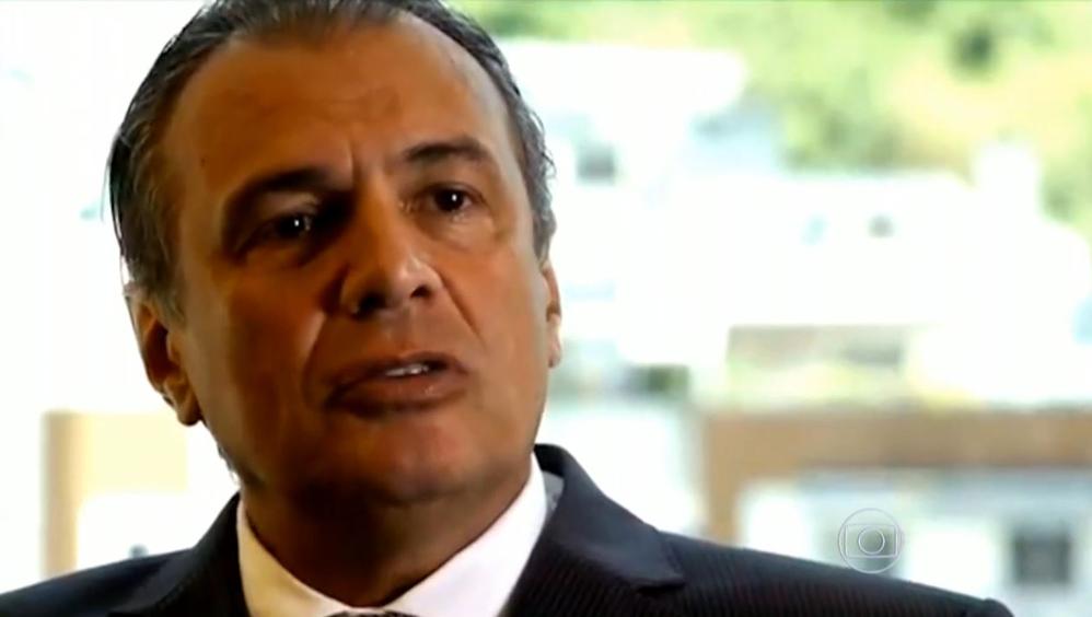 Mario Goes, que se entregou à PF no domingo | Reprodução / Fantástico