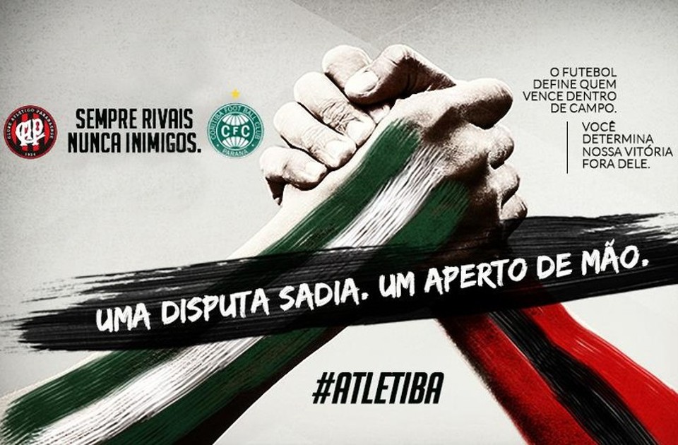 Atlético e Coritiba estão engajados em fazer um clássico sem violência | Reprodução Internet