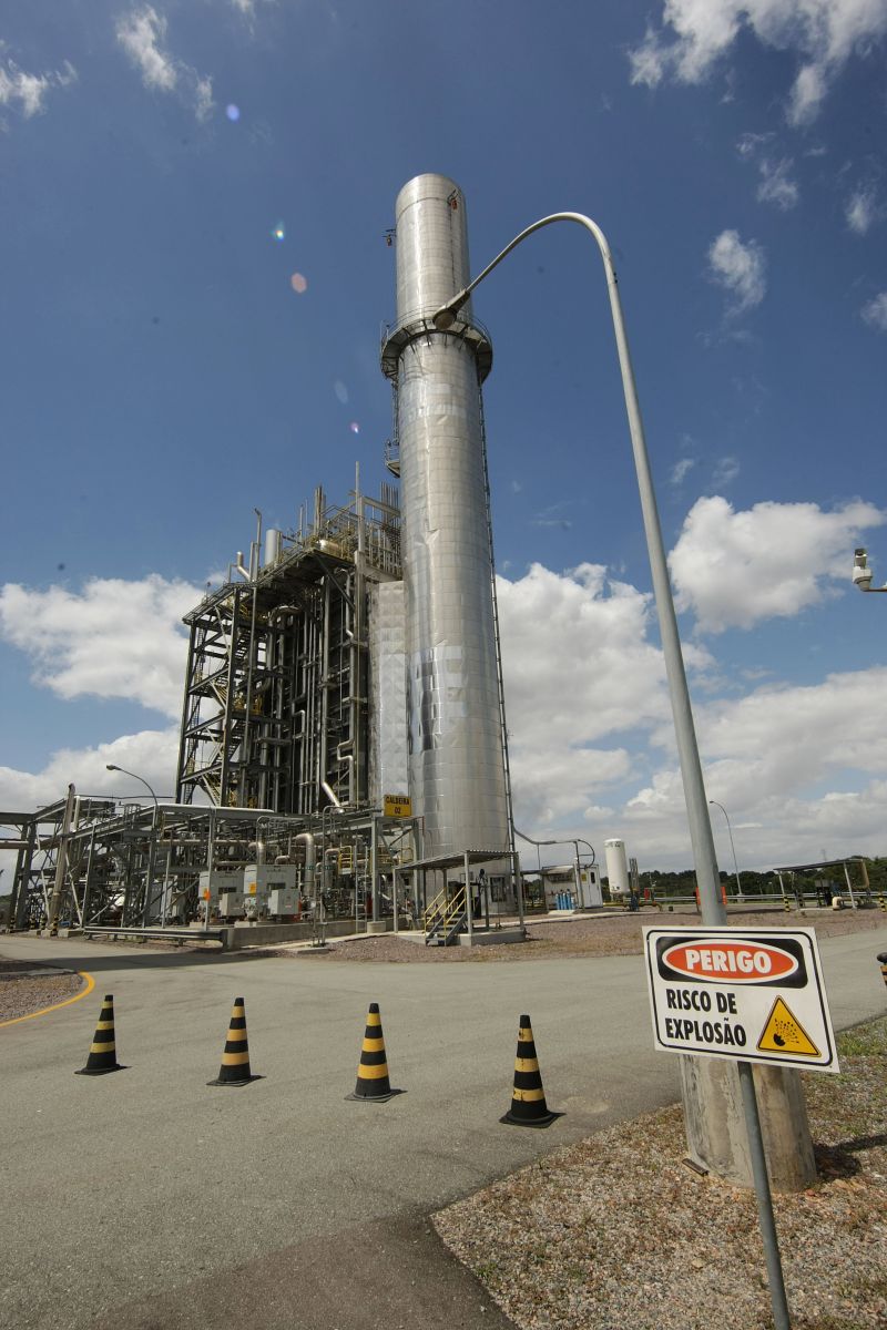 Consumo de gás cresceu 16,3% em 2014, puxado pelo acionamento de térmicas como a de Araucária | Ivonaldo Alexandre/Gazeta do Povo